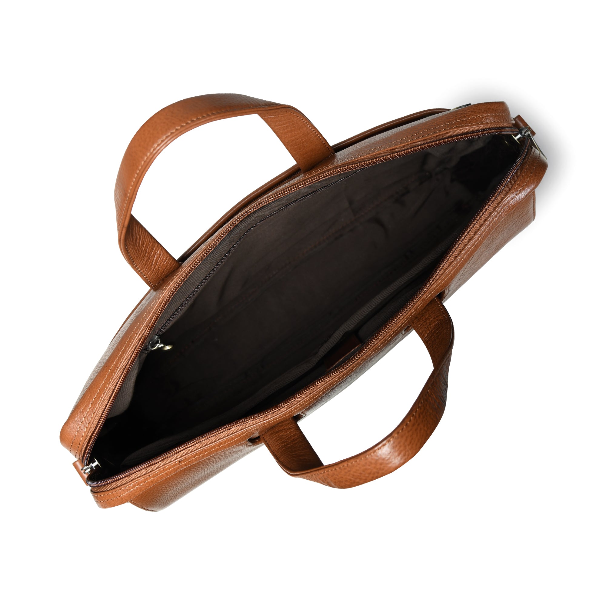 Executive Edge Leather Laptop Briefcase